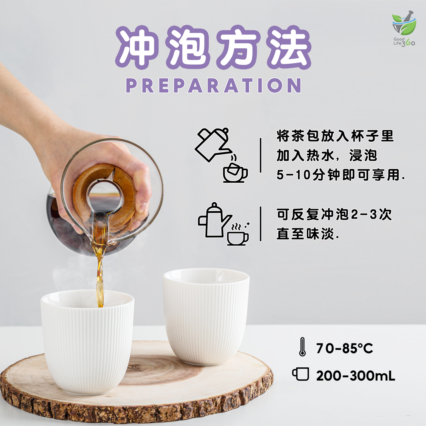 疏肝放松茶疗 CALM & RELAX (10'S)