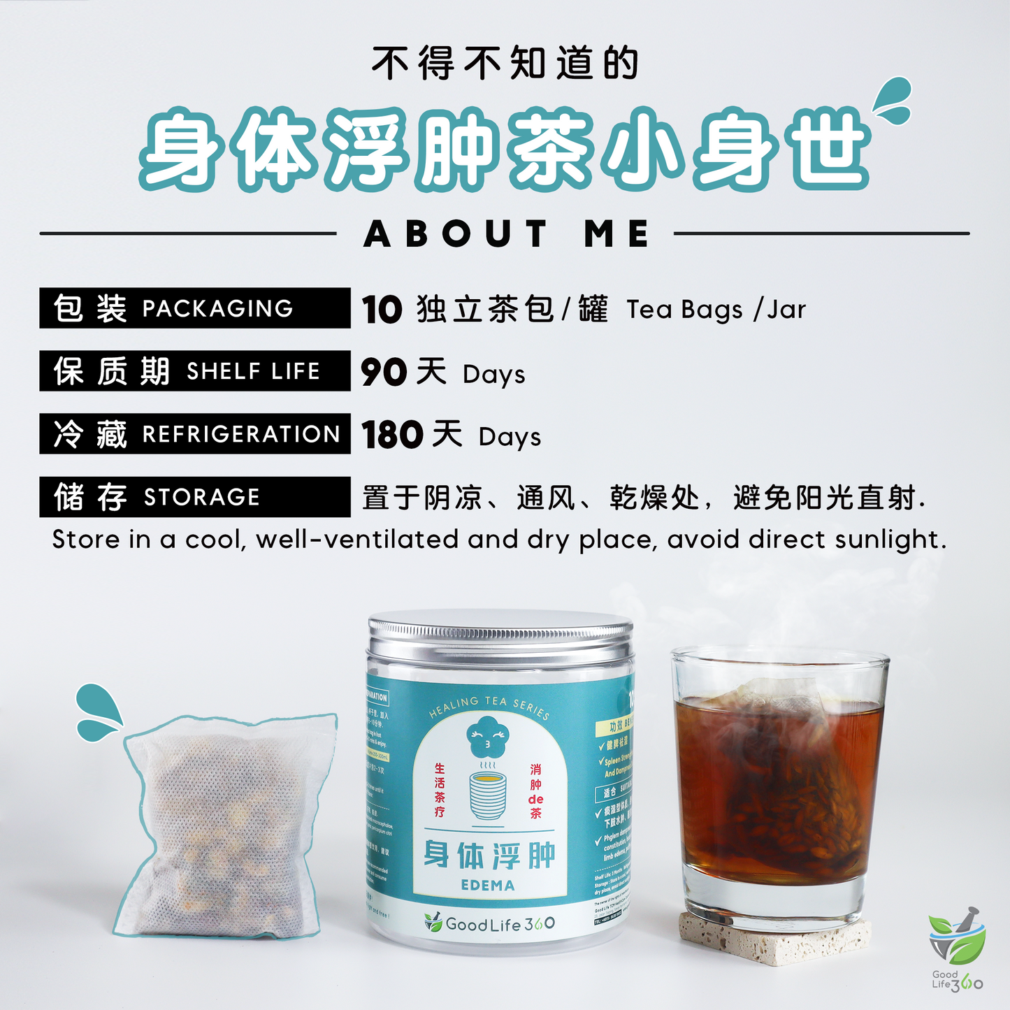 身体浮肿茶疗 EDEMA (10'S)