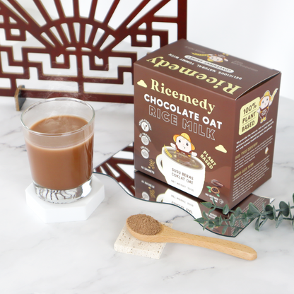 巧克力燕麦米奶 CHOCOLATE OAT RICE MILK (BOX)