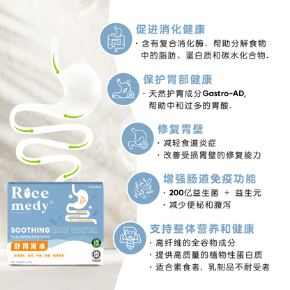 舒胃米水 SOOTHING RICE WATER — EXTRA CARE 加强护理